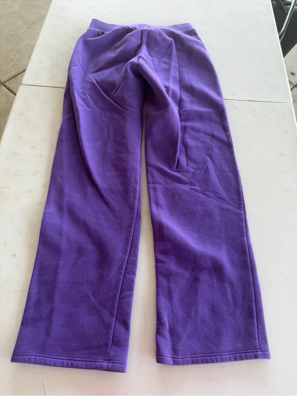 GAPKIDS Purple Fleece Jogger Pants with Drawstring